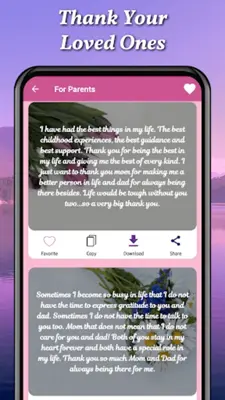 Thank You Messages & Letters android App screenshot 5